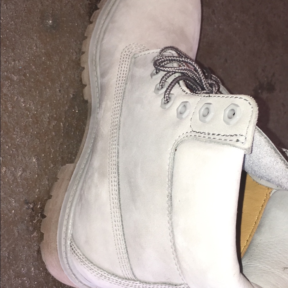 Grey waterproof timberland boots - Picture 1 of 5